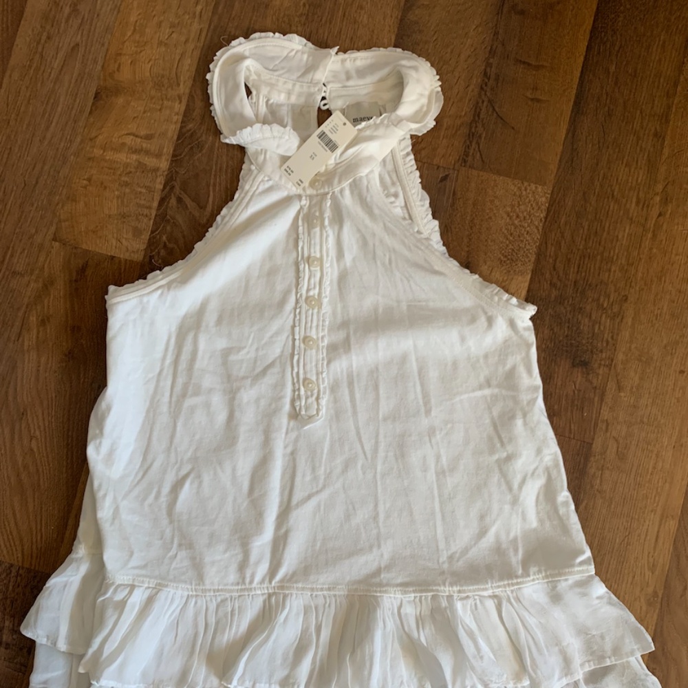 🆕 Maeve Collared Halter Ruffled Tunic - Picture 5 of 14